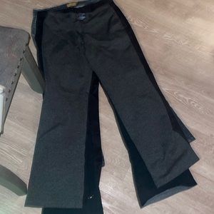 grey flared sweat pants